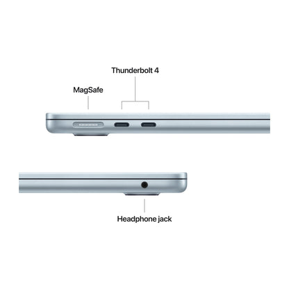 Apple MacBook | Air | Sky Blue | 13 " | IPS | 2560 x 1664 | Apple M4 | 16 GB | 256 GB | Apple M4 chip 10-core CPU/8-core GPU