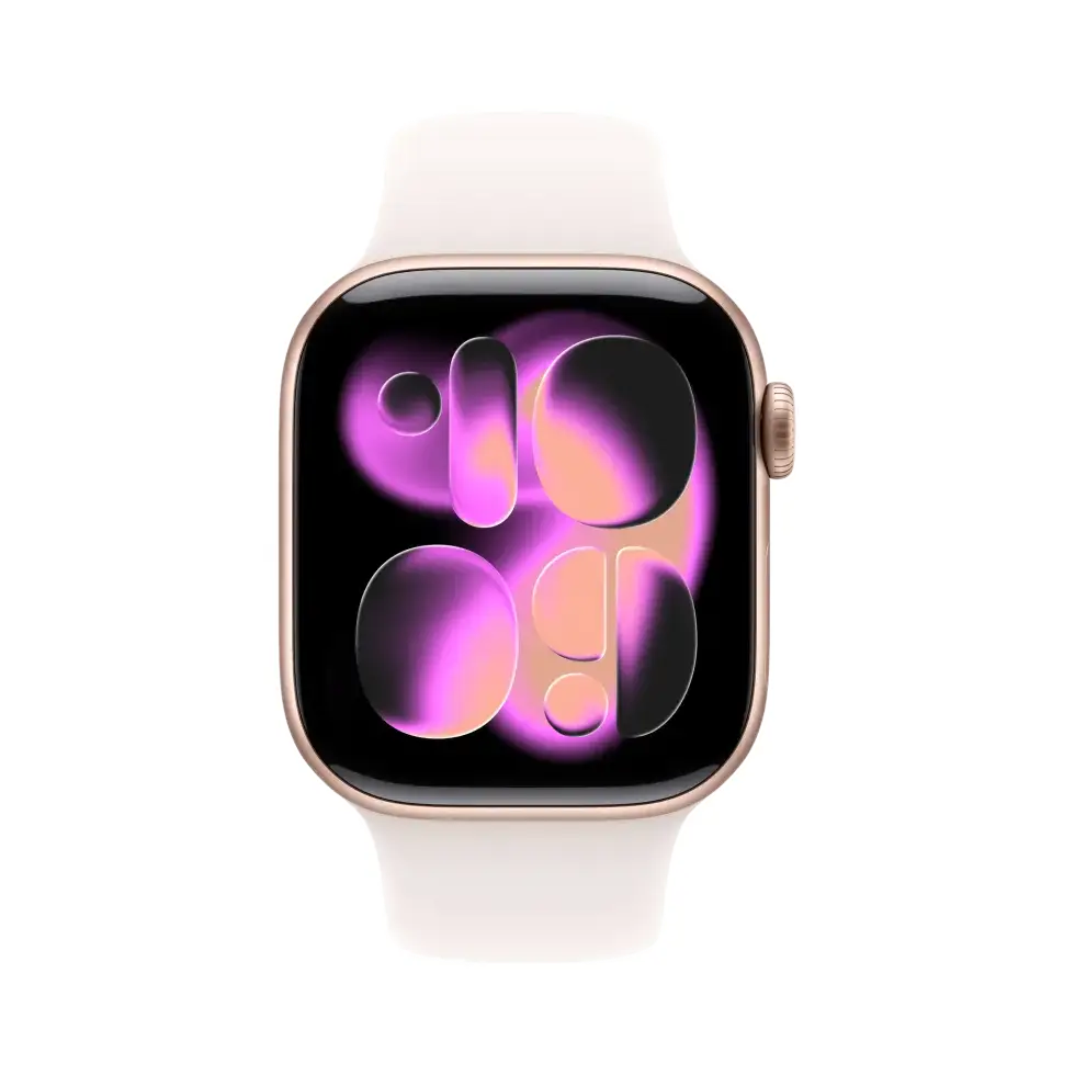 Apple Apple Watch | Series 11 (GPS) | Smart watch | 100% recycled aluminium | 42 mm | Pink | Cream | Apple Pay
