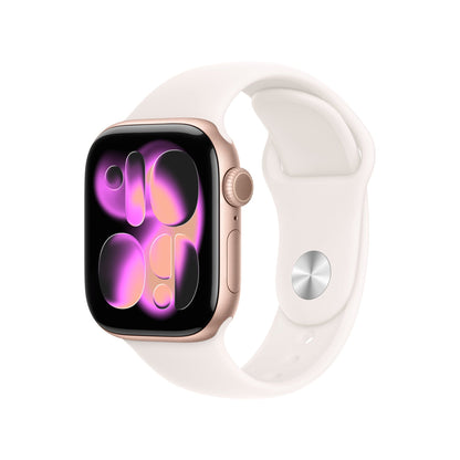 Apple Apple Watch | Series 11 (GPS) | Smart watch | 100% recycled aluminium | 42 mm | Pink | Cream | Apple Pay