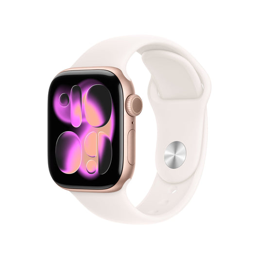 Apple Apple Watch | Series 11 (GPS) | Smart watch | 100% recycled aluminium | 42 mm | Pink | Cream | Apple Pay