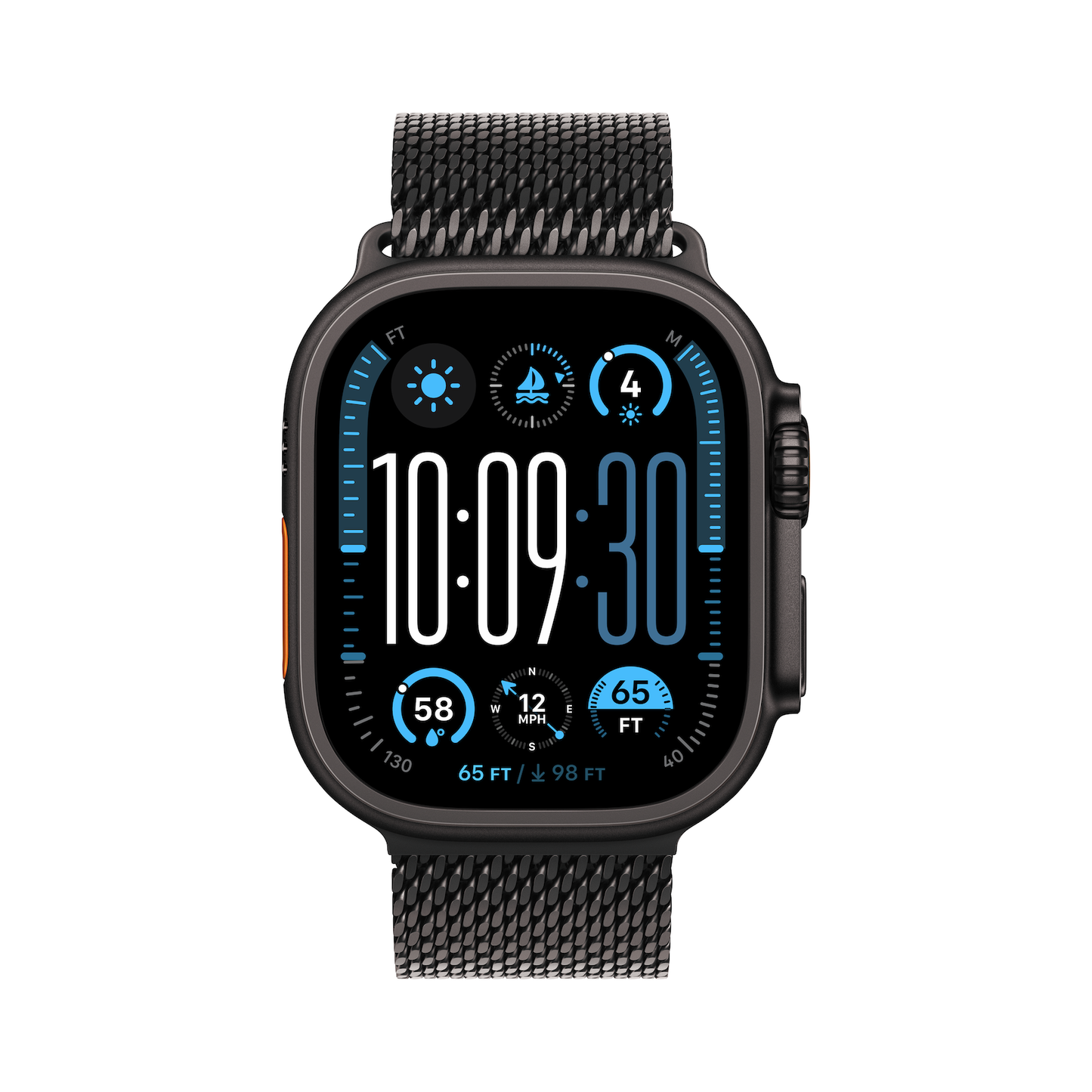 Apple Watch | Ultra 2 | Smart watch | Titanium (grade 5) | 49 mm | Black | Apple Pay | 4G