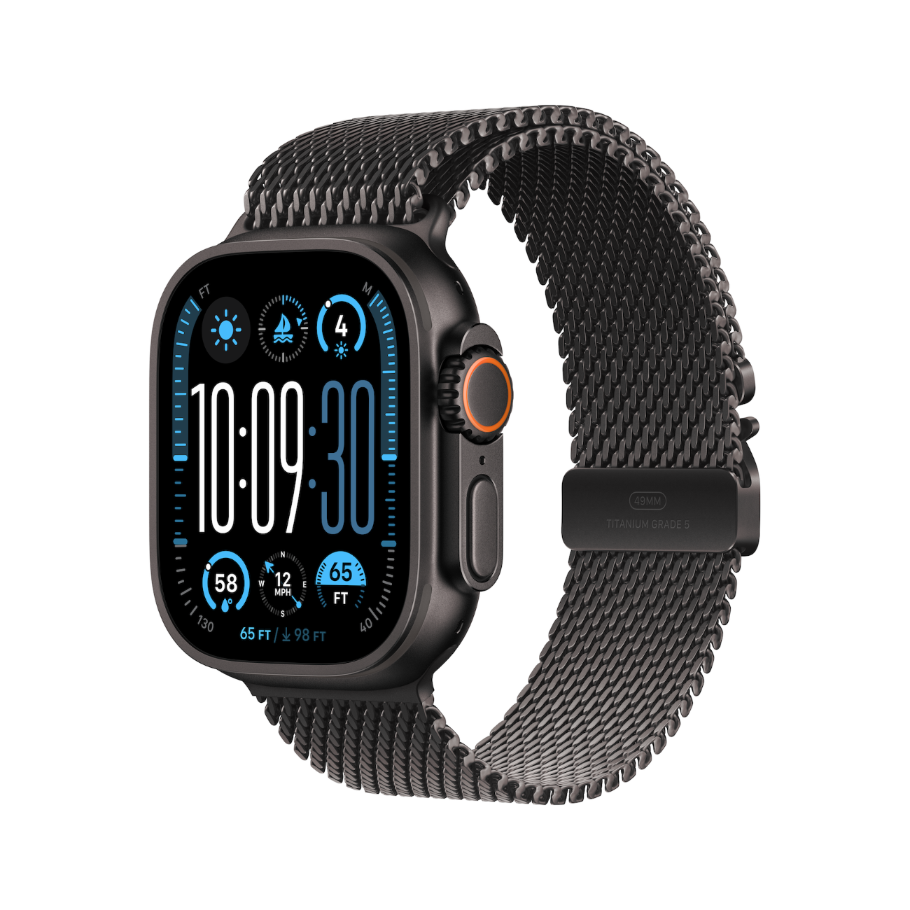 Apple Watch | Ultra 2 | Smart watch | Titanium (grade 5) | 49 mm | Black | Apple Pay | 4G