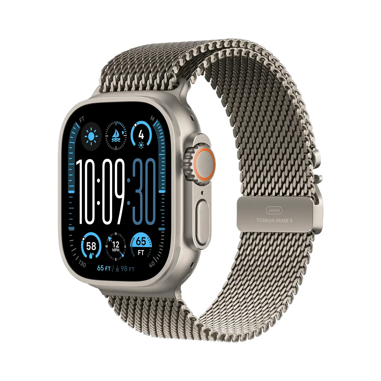 Apple Watch | Ultra 2 | Smart watch | Titanium (grade 5) | 49 mm | Grey | Apple Pay | 4G