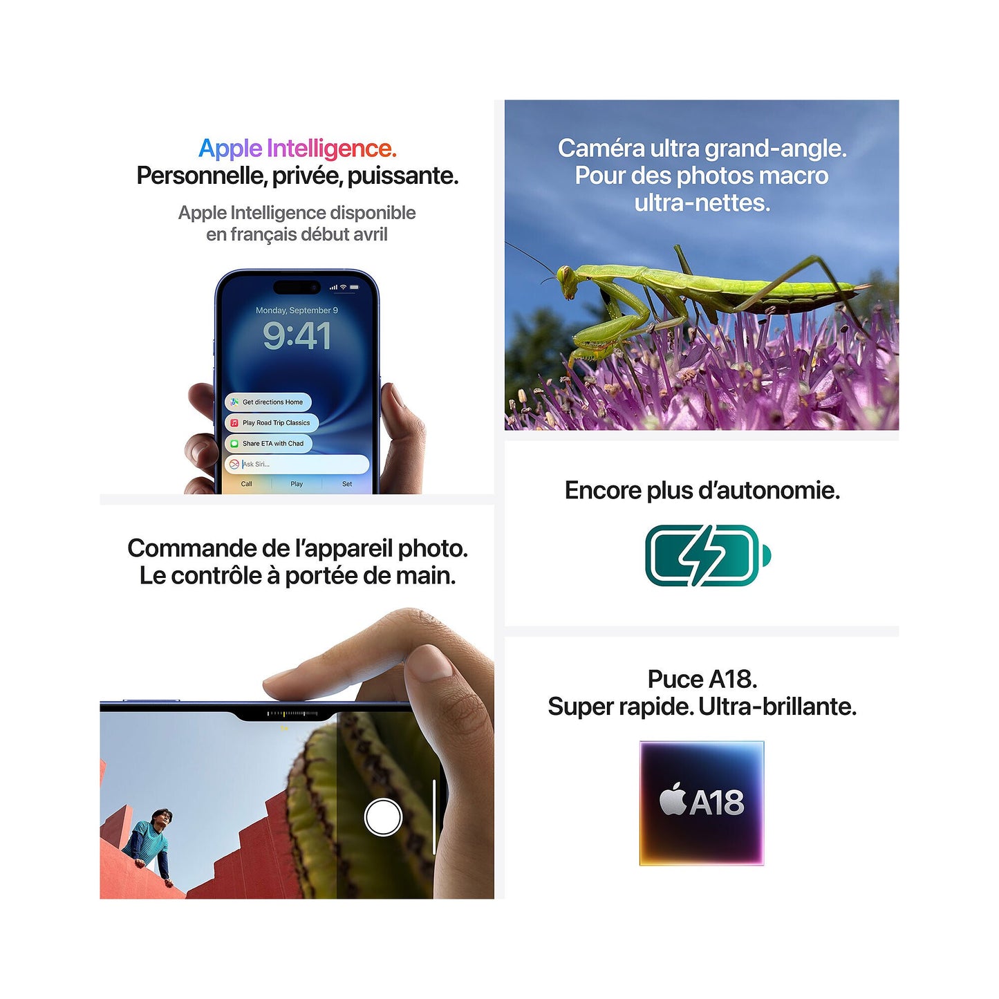 Apple iPhone 16e | White | 6.1 " | Super Retina XDR | 2532 x 1170 | A18 | Internal RAM 8 GB | 128 GB