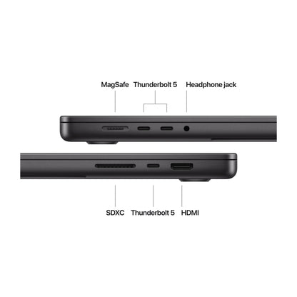 Apple MacBook | Pro | Space Black | 16 " | 3456 x 2234 | 512 GB | Apple M4 Pro chip 14-core CPU/20-core GPU