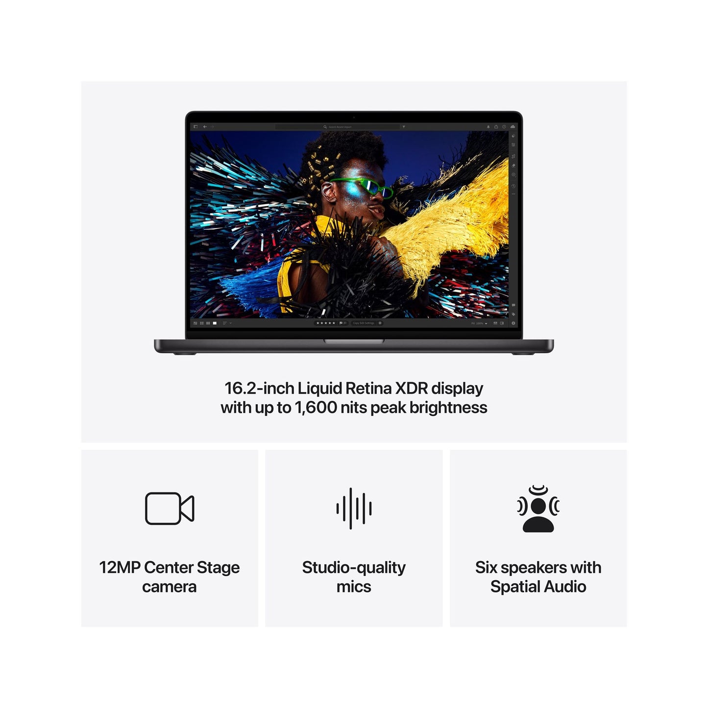 Apple MacBook | Pro | Space Black | 14 " | 3024 x 1964 | 24 GB | 512 GB | Apple M4 Pro chip 12-core CPU/16-core GPU