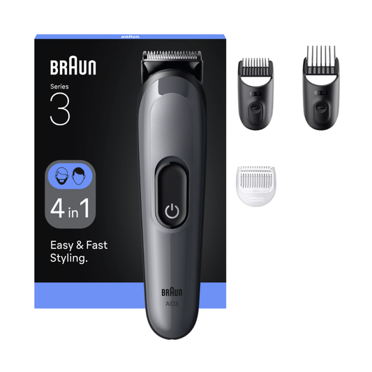 Braun 4-in-1 Grooming Kit | All-in-One Series 3 AIO3500 | Cordless | Number of length steps 14