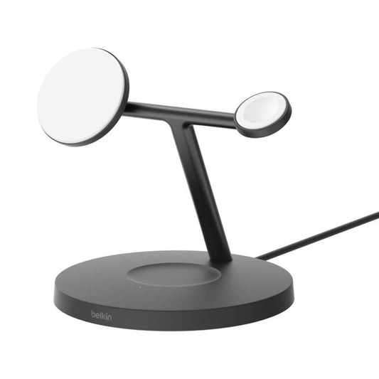 BELKIN BOOST CHARGE PRO | 3in1 Qi2 | 15w | Wireless | Charger with Apple watch fast charge | Black