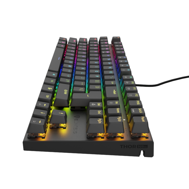 Genesis THOR 303 | Mechanical Gaming Keyboard | Wired | US | Black | USB Type-A | Outemu Brown