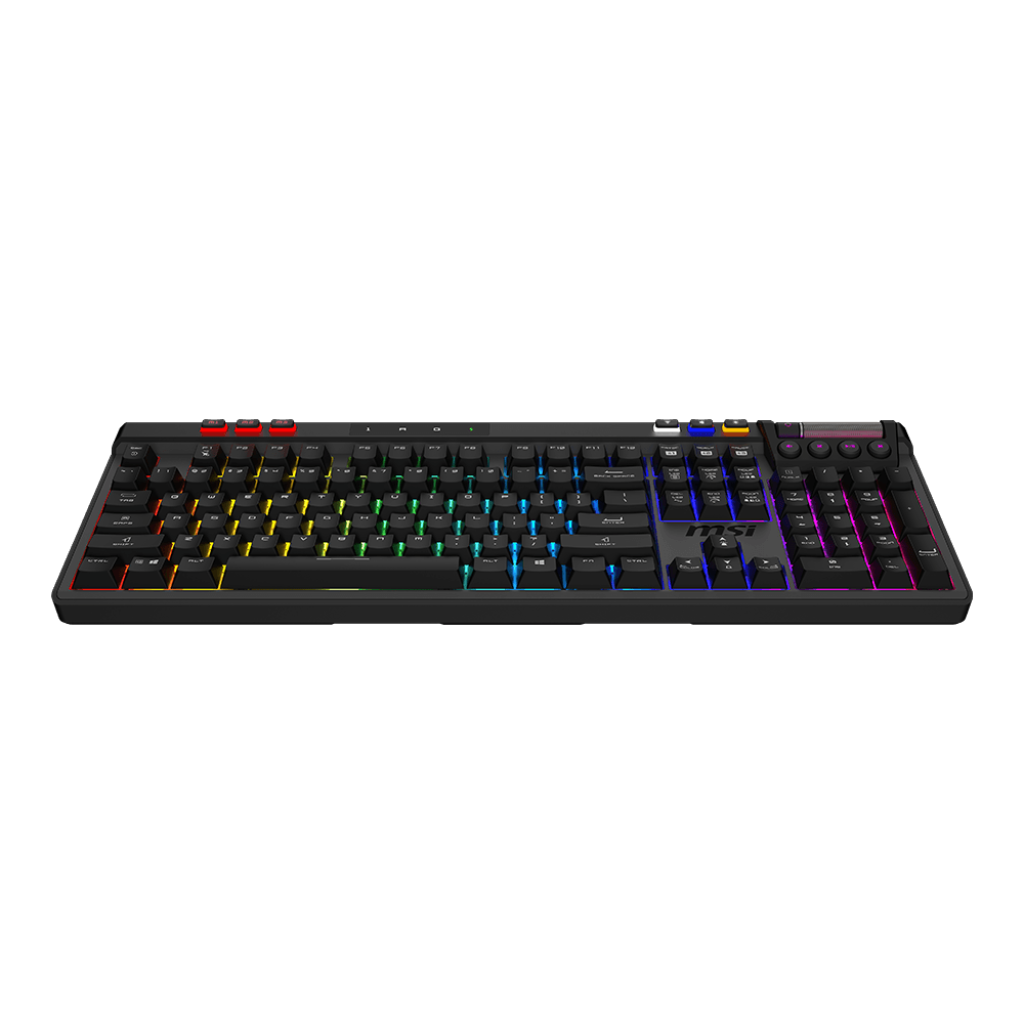 MSI STRIKE PRO WIRELESS | Gaming keyboard | US | Black | 2.4 GHz | Bluetooth | USB 2.0 | Kailh Midnight Pro Silent Tactile