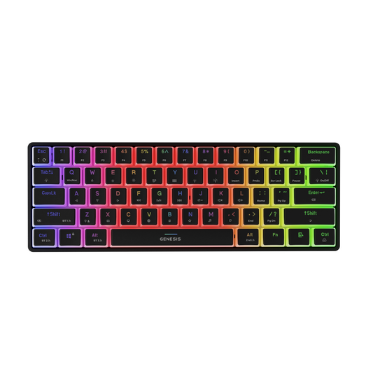 Genesis | THOR 660 G2 | Gaming keyboard | Wireless/Wired | US | Black | 2.4 GHz, Bluetooth, USB | Tactile