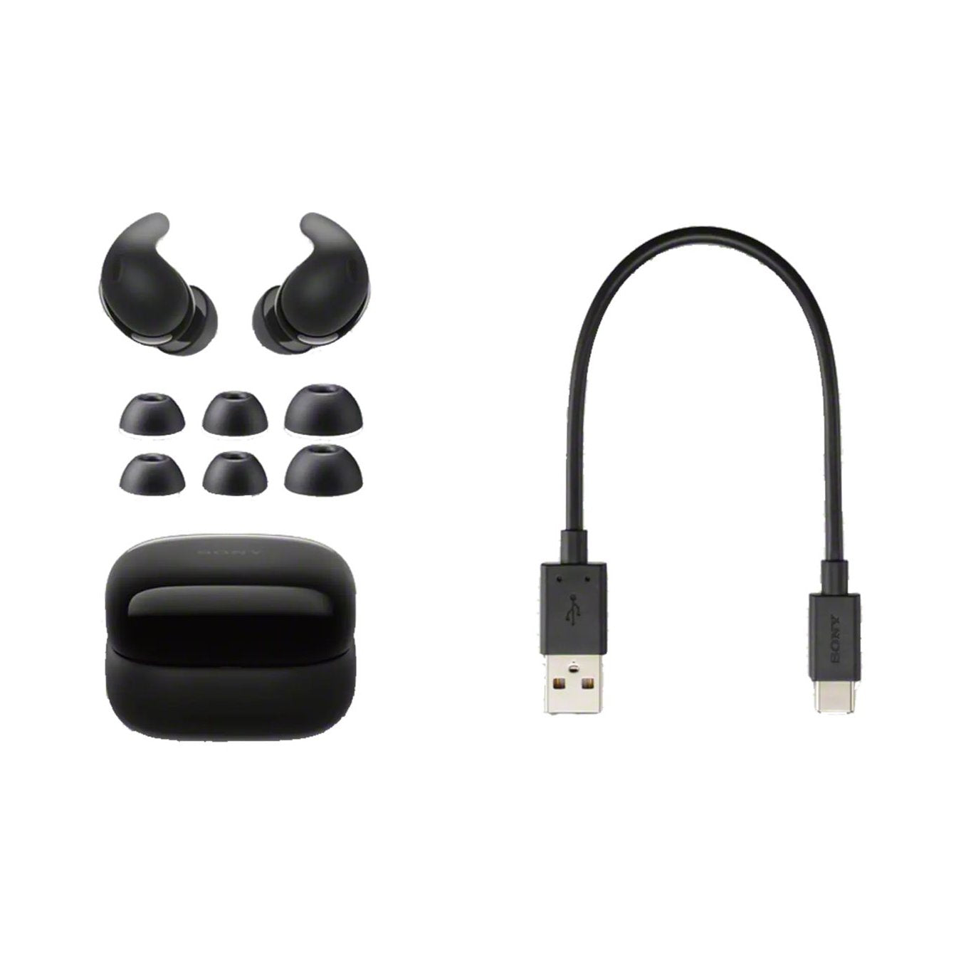Sony Headphones | WF-LS910N LinkBuds Fit | In-ear | Noise canceling | Wireless | Black
