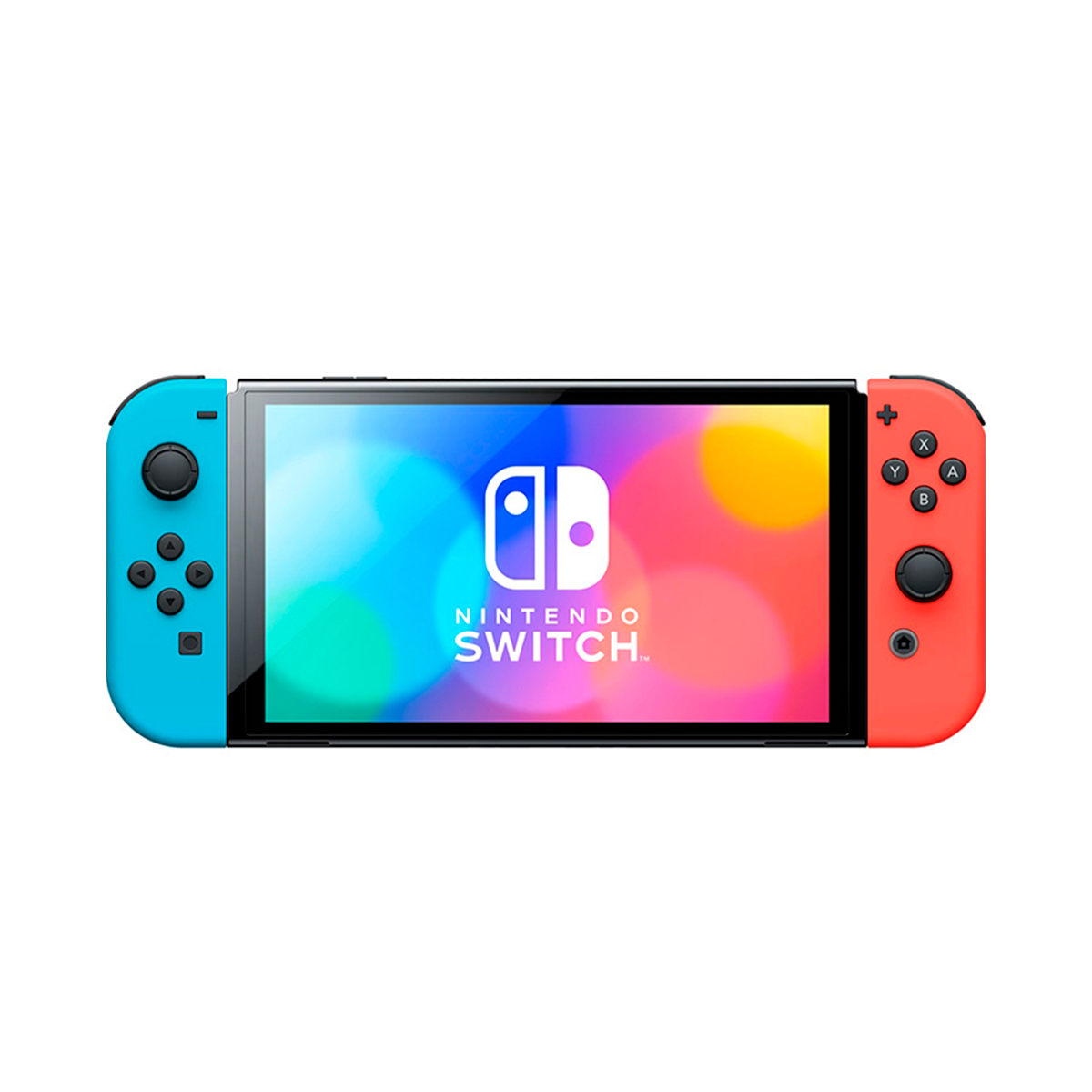 Nintendo Switch OLED | 64GB | 17.8 cm (7") | Black & White | Neon Blue & Neon Red