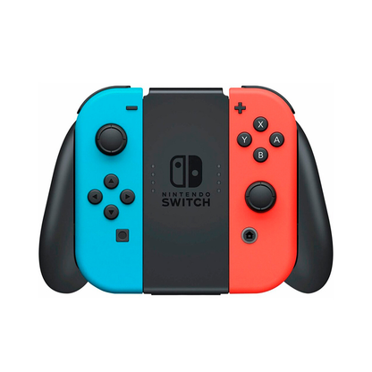 Nintendo Switch OLED | 64GB | 17.8 cm (7") | Black & White | Neon Blue & Neon Red