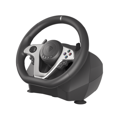Genesis | Driving Wheel | Seaborg 400 | Silver/Black | Game racing wheel