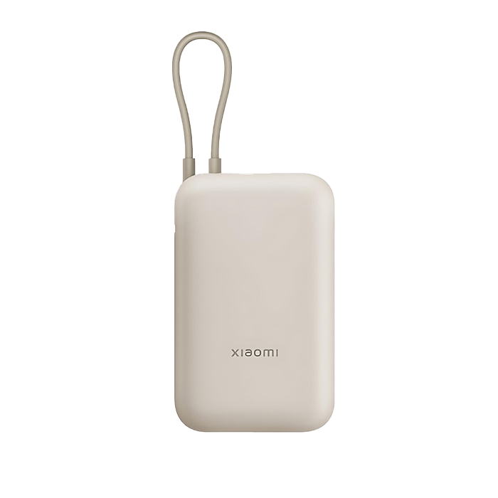 Xiaomi | Batterie externe | 10 000 mAh | 2 ports : USB et USB-C 24 broches | Beige