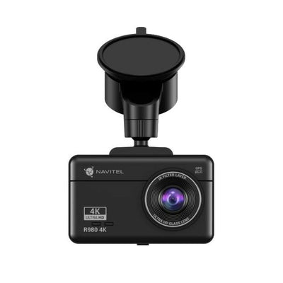 Navitel | Dashcam with Wi-Fi, GPS-informer, and digital speedometer | R980 4K | IPS display 3'' | GPS (satellite) | Maps included