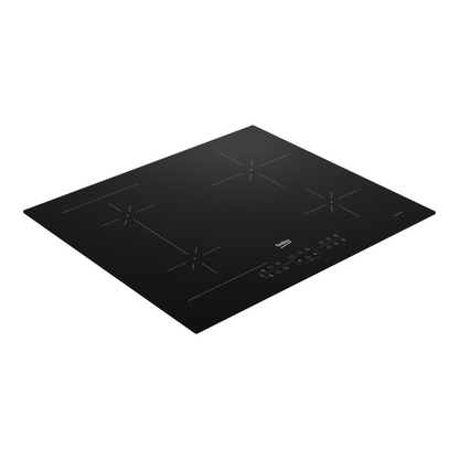 BEKO Hob | HII64200SFMT | Induction | Number of burners/cooking zones 4 | Touch | Timer | Black