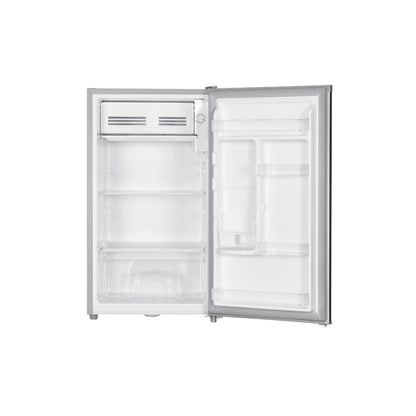 BEKO Refrigerator with freezer compartment | RS9051PN | Freestanding | 85 cm | Tabletop | Capacity 90 L | Class E | Silver