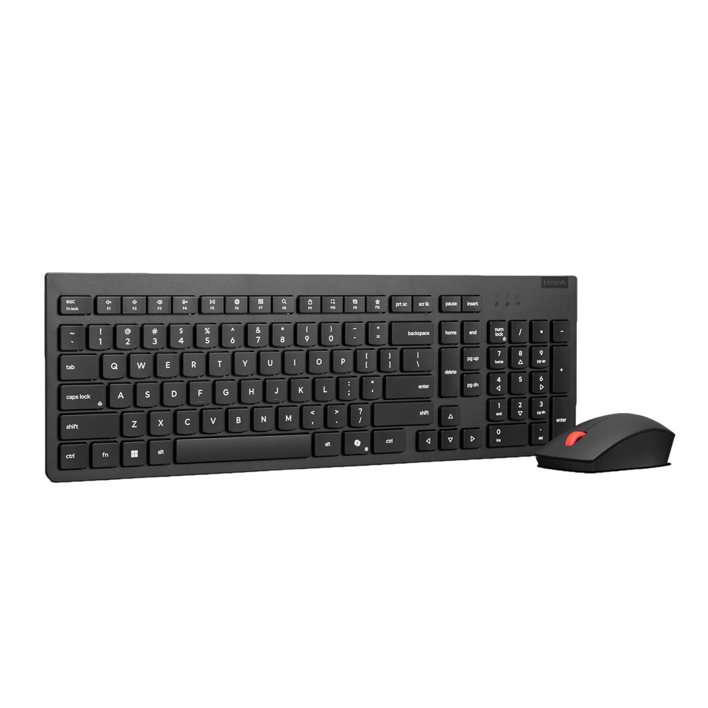 Lenovo Essential Wireless Combo Keyboard & Mouse Gen2 | US | Black