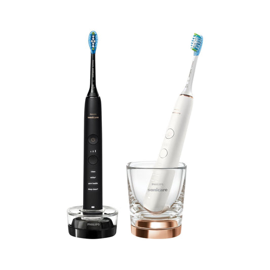 Philips hbrushes, 2-pack | HX9914/57 Sonicare DiamondClean 9000 | Rechargeable | For adults | Number of brush heads included 2 | Number of teeth brushing modes 4 | Black/White