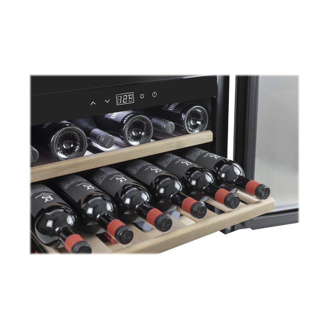 Caso | Wine cooler | WineSafe 18 EB | Energy class G | Built-in | 18 bottles | Compressor technology | Black