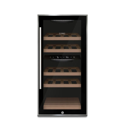 Caso | Wine cooler | WineComfort 24 | Energy class G | Showcase | 24 bottles | Compressor technology | Black