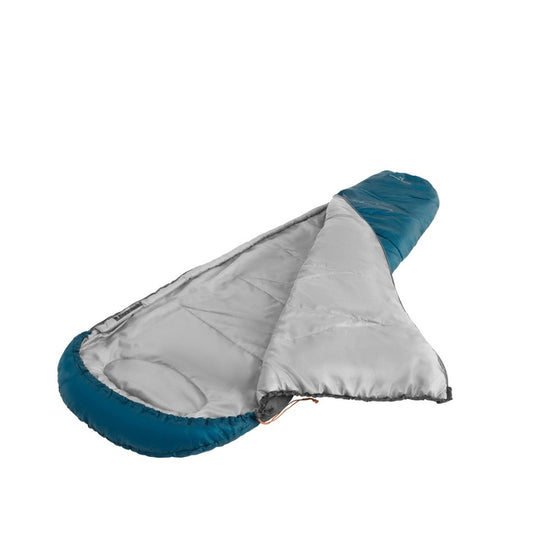 Easy Camp Starling Mummy | Sleeping Bag | Blue | Comfort 8°C | -5 to 12°C | Two-way zipper, Autolock