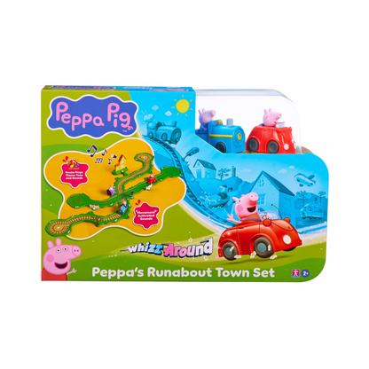 Peppa Pig Whizz Around Peppa's Runabout Town Set | 3+