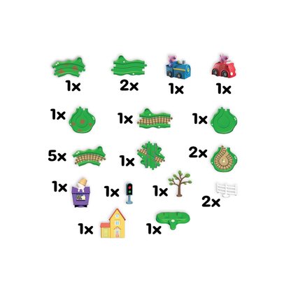 Peppa Pig Whizz Around Peppa's Runabout Town Set | 3+