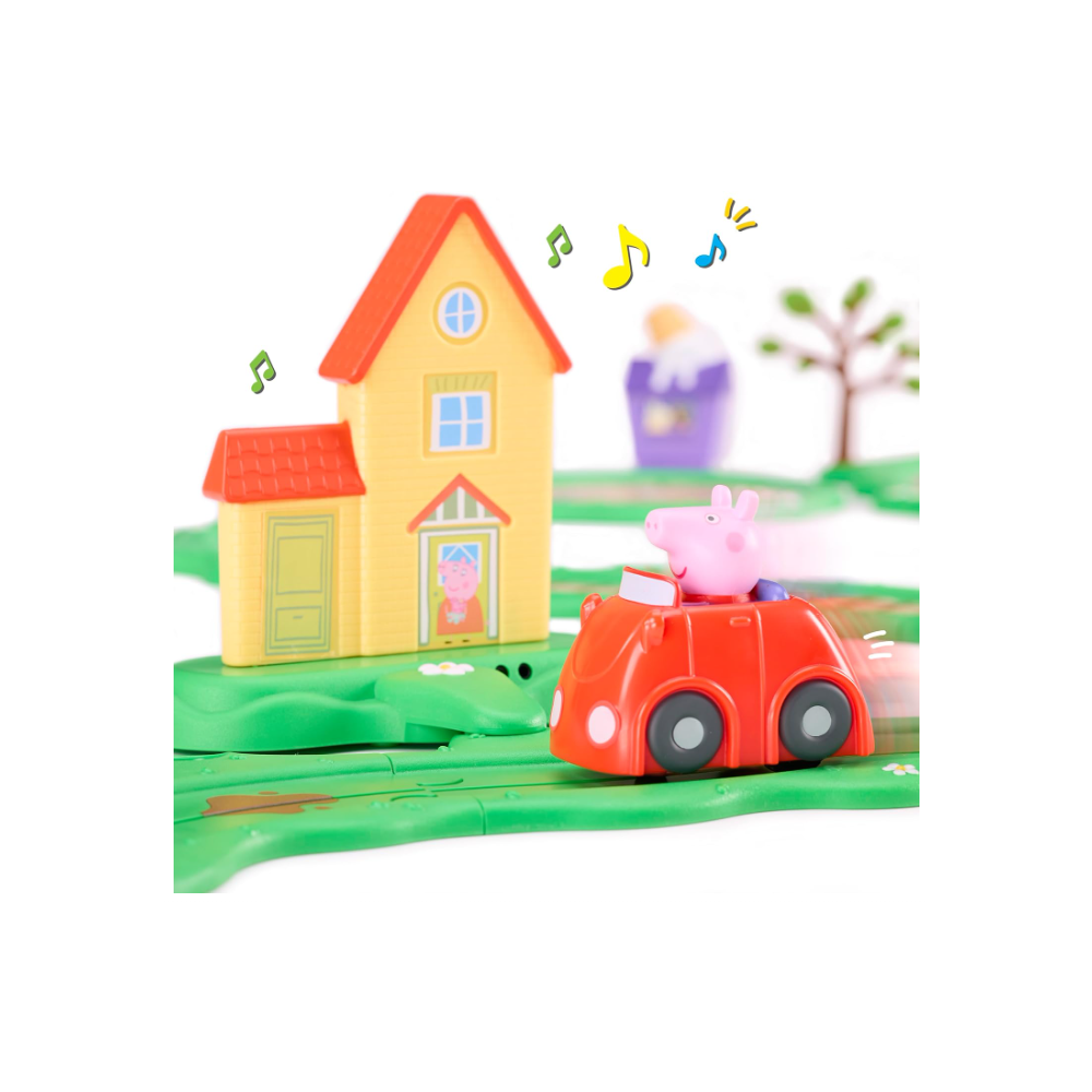 Peppa Pig Whizz Around Peppa's Runabout Town Set | 3+