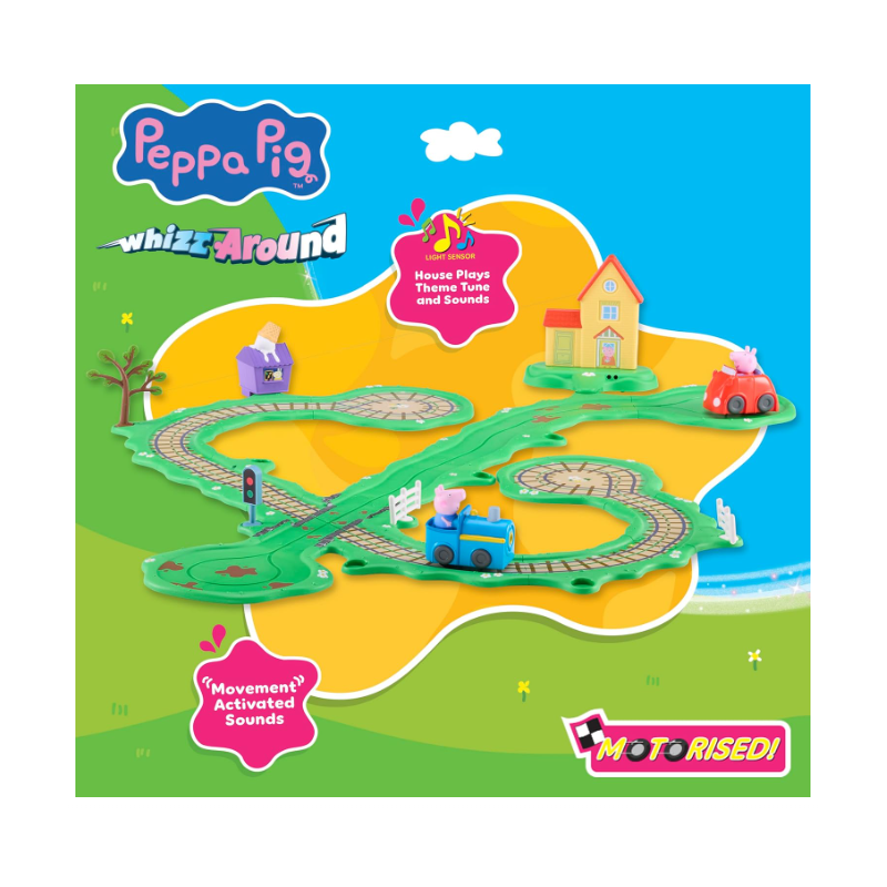 Peppa Pig Whizz Around Peppa's Runabout Town Set | 3+