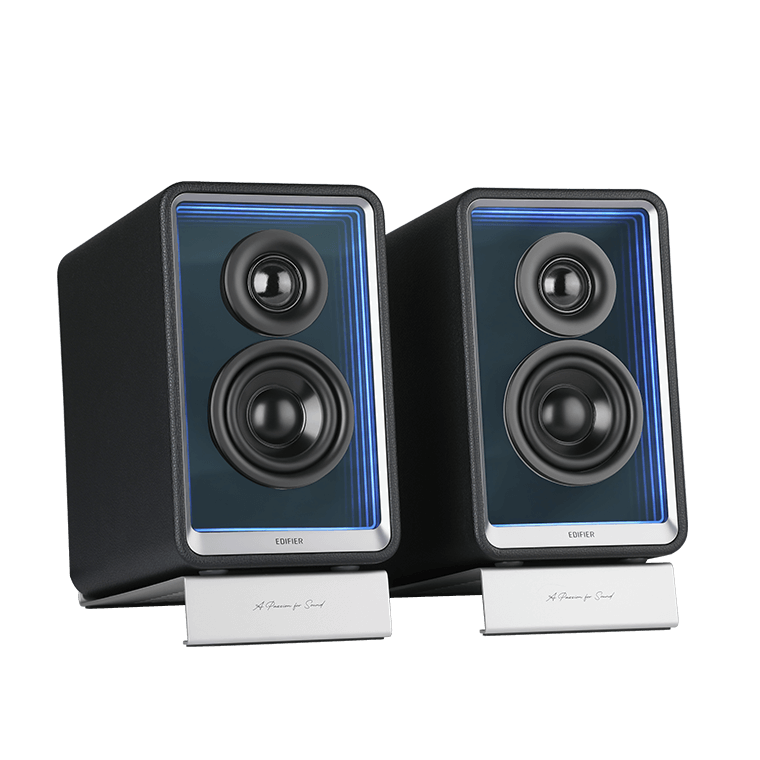 Edifier | Desktop Active Monitor with GaN Charger | QR65 | 70 W | Bluetooth | ≥ 85 dB | Wireless connection  | Black