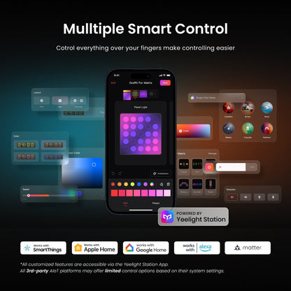 Yeelight | Cube Smart Lamp | Matrix Starter Kit | 12 W