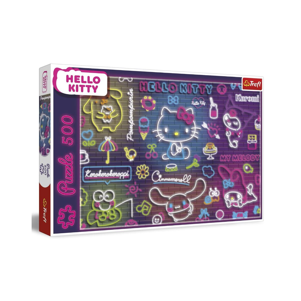 Trefl Neon Hello Kitty Puzzle | 500 Elements | 10+