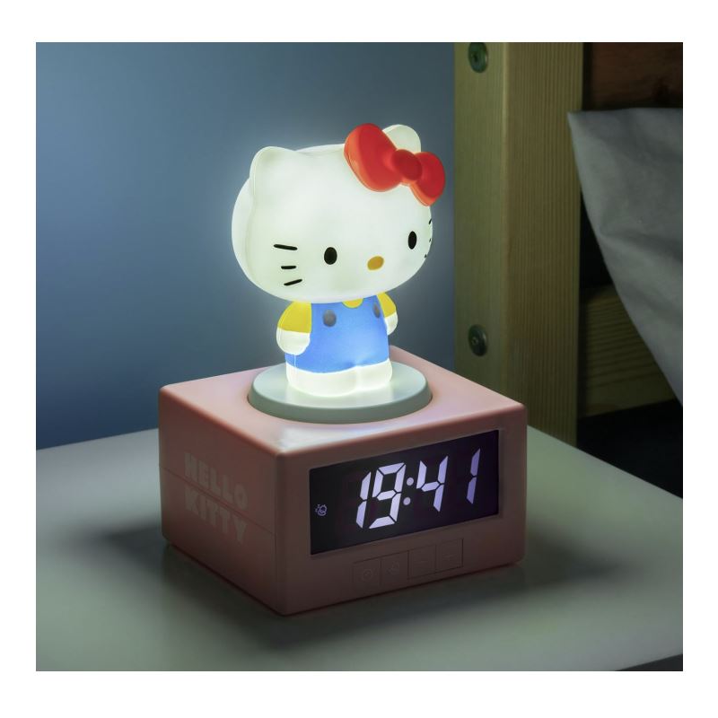 Paladone Hello Kitty Alarm Clock with Night Light