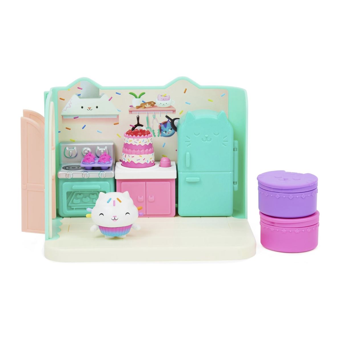 Gabby's Dollhouse Deluxe Room | Bakey with Cakey Kitchen | Cuisine Cakey | 3+