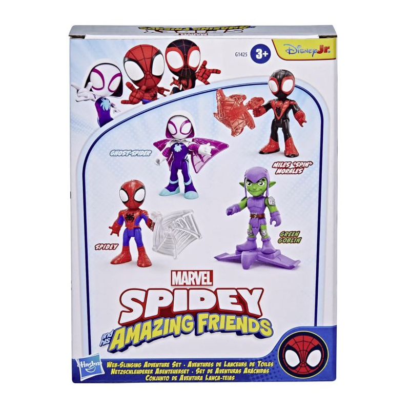 Marvel Spidey and His Amazing Friends | 3" Moving Figures Set | 3+