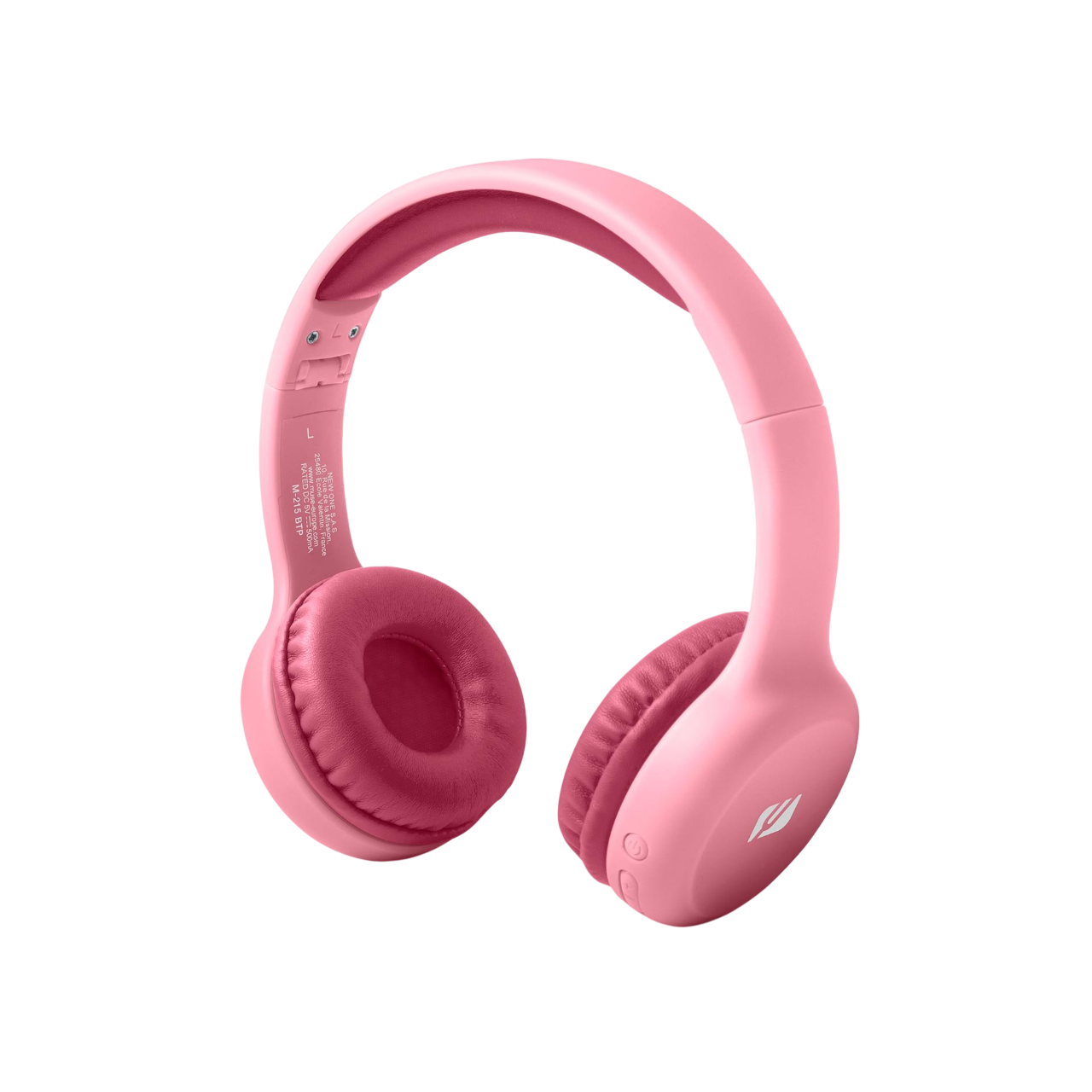 Muse | Stereo Kids Headphones | M-215BTP | Over-Ear | Bluetooth | Pink | Wireless