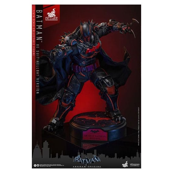 Batman Arkham Origins Videogame Masterpiece Action Figure 1/6 XE Suit Hellbat Version Hot Toys Exclusive 33 cm