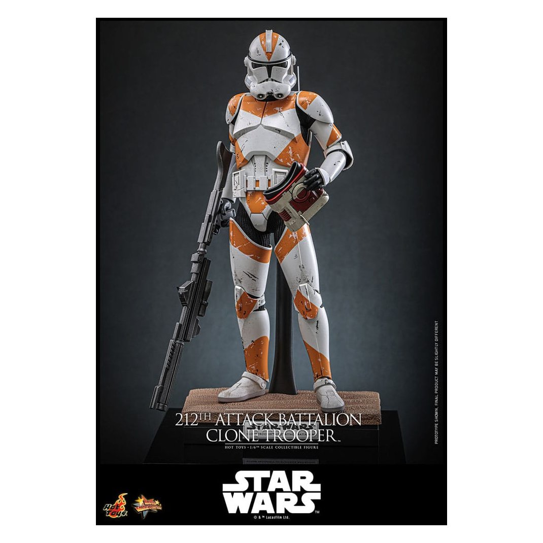 Star Wars: The Clone Wars Action Figure 1/6 212th Attack Battalion Clone Trooper Deluxe Version 30 cm