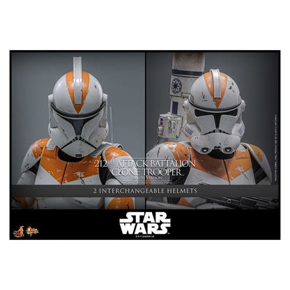 Star Wars: The Clone Wars Action Figure 1/6 212th Attack Battalion Clone Trooper Deluxe Version 30 cm