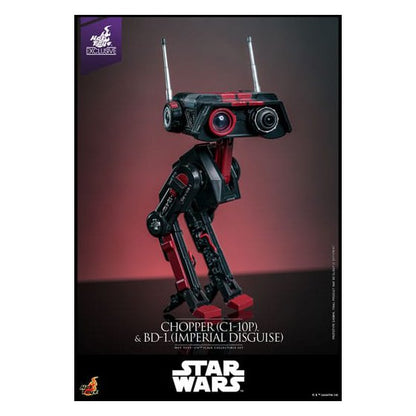 Star Wars Action Figure Set 1/6 Chopper (C1-10P™) & BD-1™ (Imperial Disguise) 18 cm & 8 cm