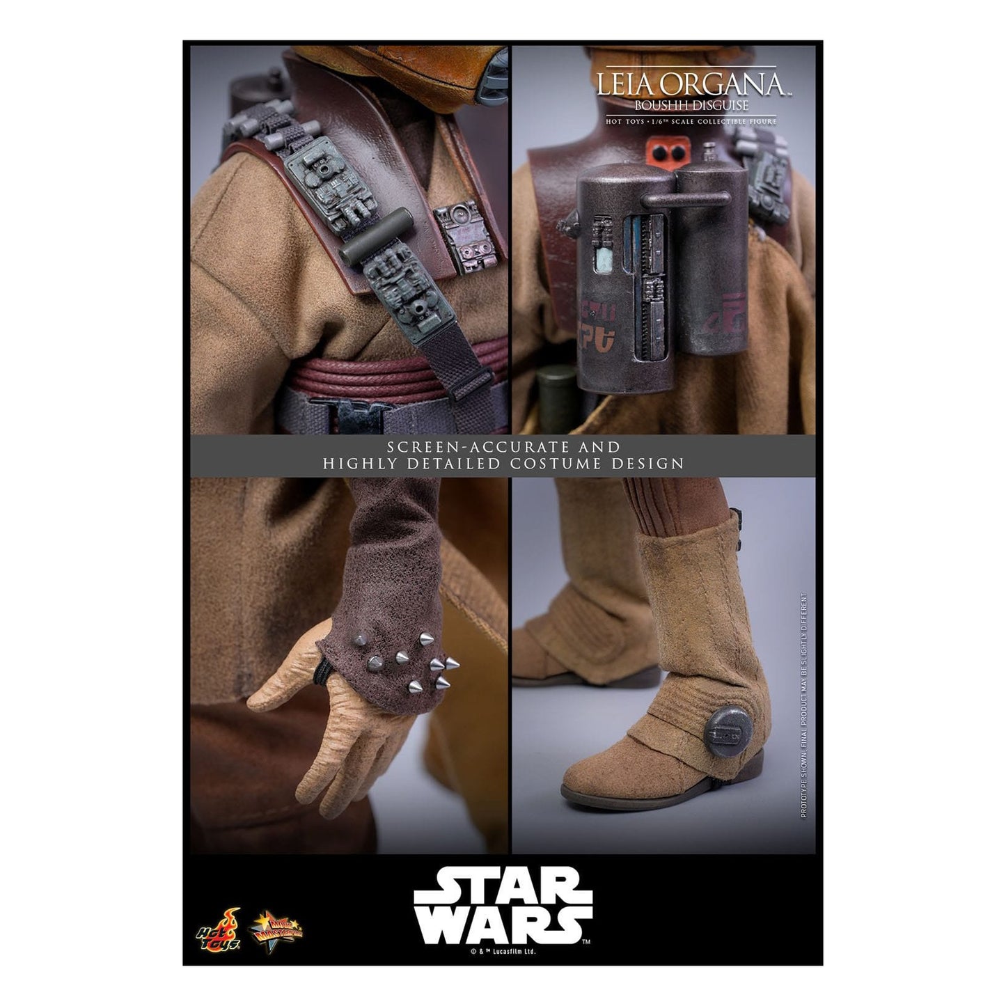Star Wars Episode VI Movie Masterpiece Action Figure 1/6 Leia Organa (Boushh Disguise) 27 cm