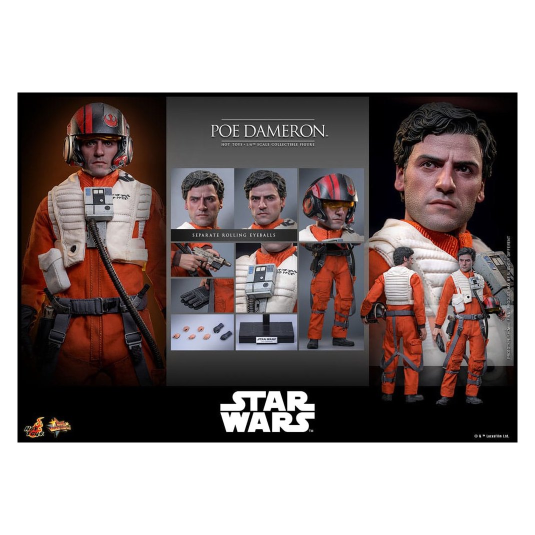 Star Wars Action Figure 1/6 Poe Dameron 30 cm