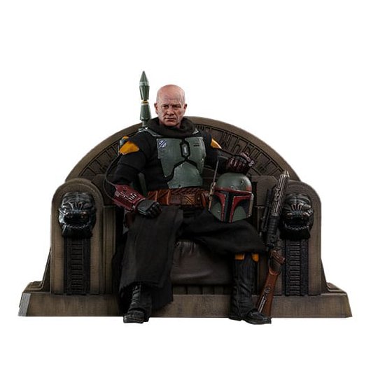 Star Wars: The Mandalorian Action Figure 1/6 Boba Fett Repaint Armor and Throne Special Edition 30 cm