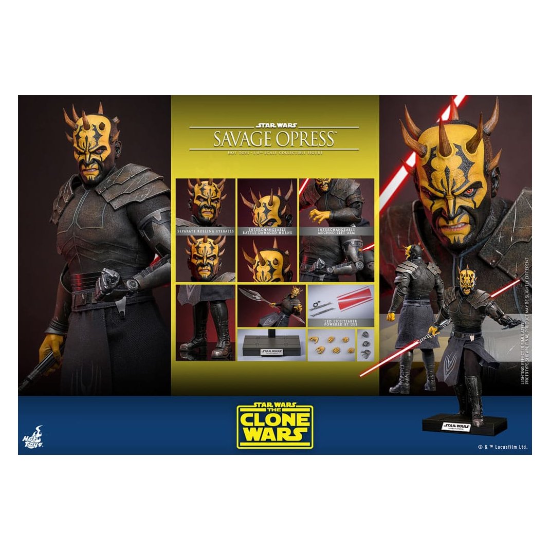 Star Wars: The Clone Wars Action Figure 1/6 Savage Opress 34 cm