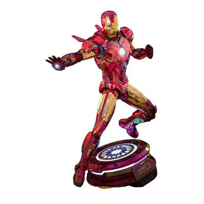 Iron Man Movie Masterpiece Diecast Action Figure 1/6 Iron Man Mark VI (Fractal Armor) Hot Toys Exclusive 33 cm