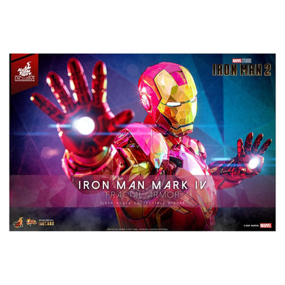Iron Man Movie Masterpiece Diecast Action Figure 1/6 Iron Man Mark VI (Fractal Armor) Hot Toys Exclusive 33 cm