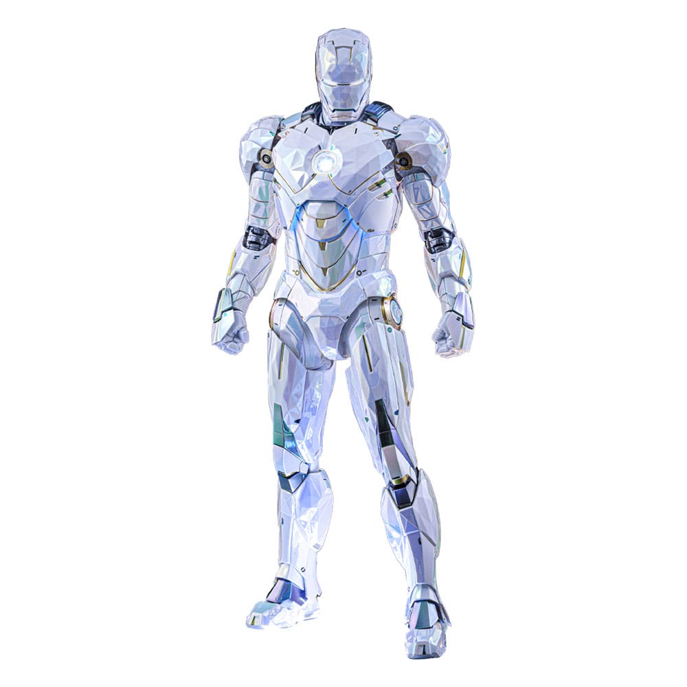 Iron Man 2 Movie Masterpiece Diecast Action Figure 1/6 Iron Man Mark IV (Sub-Zero Fractal Armor) Hot Toys Exclusive 33 cm